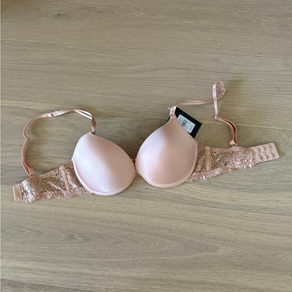 NWT Fredericks of Hollywood - Hollywood Knockout Push Up Bra Nude - Picture 5 of 9